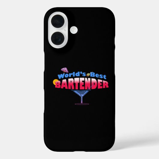 Beste Bartender ter wereld Case-Mate iPhone Case (Achterkant)