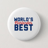 Beste Bartender Ter Wereld Ronde Button 5,7 Cm (Voorkant)