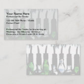 Beste Bartender voor Huur Visitekaartjes (Voorkant / Achterkant)