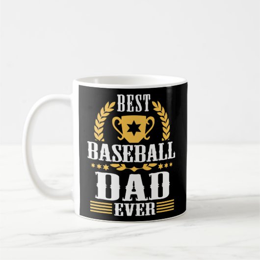 BESTE BASEBALL-DAD VOOR ELKE FAN COACH-SUPPORTER KOFFIEMOK (Links)