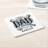 Beste Baseball Pap ooit Kartonnen Onderzetters (Schuin)