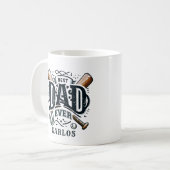 Beste Baseball Pap ooit Koffiemok (Voorkant links)