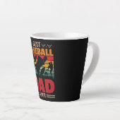 Beste Baseball Pap ooit Latte Mok (Rechterhoek)
