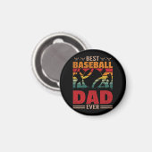 Beste Baseball Pap ooit Magneet (Voorkant / Achterkant)
