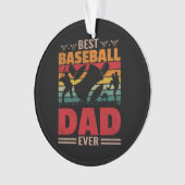 Beste Baseball Pap ooit Ornament (voorkant)