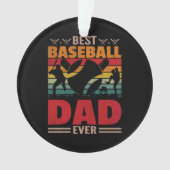 Beste Baseball Pap ooit Ornament (voorkant)