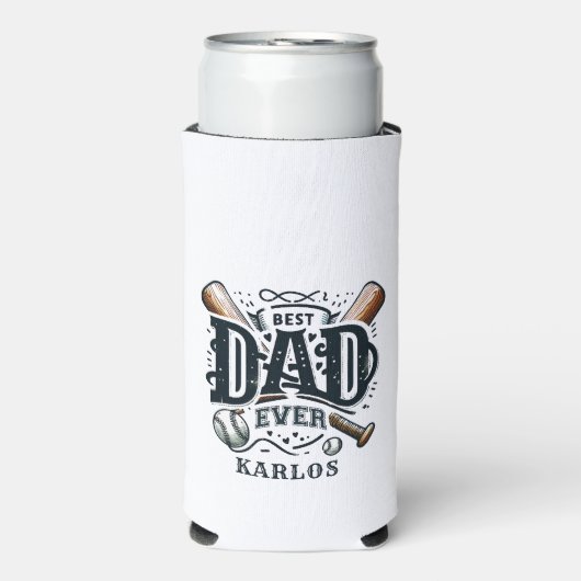 Beste Baseball Pap ooit Seltzer Blikjeskoeler (Seltzer Voorkant)