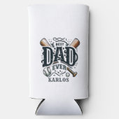 Beste Baseball Pap ooit Seltzer Blikjeskoeler (Voorkant)