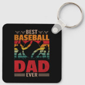 Beste Baseball Pap ooit Sleutelhanger (Achterkant)