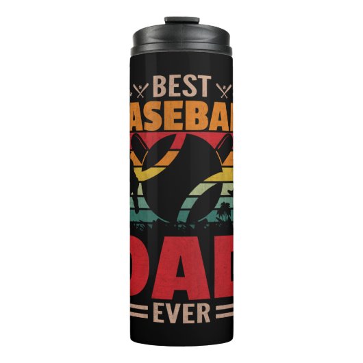 Beste Baseball Pap ooit Thermosbeker (Voorkant)