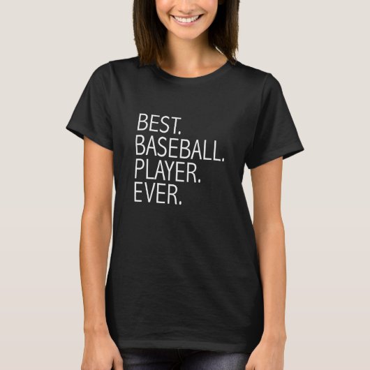 Beste Baseball Player ooit Catcher Pitcher T-shirt (Voorkant)