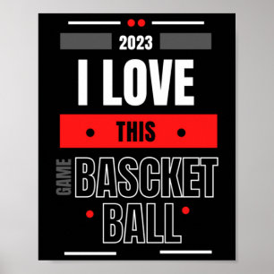 Beste basketbal liefhebbers Graphic Poster