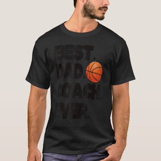Beste basketbalcoach Papa Ever Coaching Vaders 1 T-shirt (Voorkant)