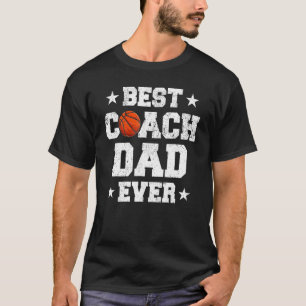 Beste basketbalcoach Papa Ever Papa Vaders T-shirt