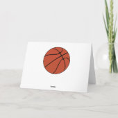 Beste Basketball Coach ooit - Aangepaste kleurengr Bedankkaart (Achterkant)