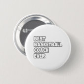 Beste Basketball Coach ooit Ronde Button 5,7 Cm (Voorkant /achterkant)