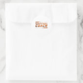 Beste Basketball Coach ooit Ronde Sticker (Tas)