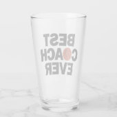 Beste Basketball Coach ooit Sporttumbler Glass Glas (Achterkant)
