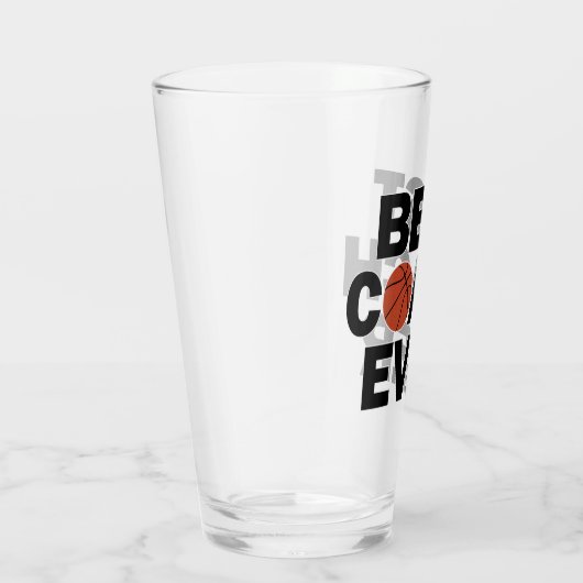 Beste Basketball Coach ooit Sporttumbler Glass Glas (Rechts)