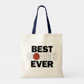 Beste Basketball-coach ooit Tote Bag (Achterkant)