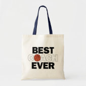Beste Basketball-coach ooit Tote Bag (Voorkant)