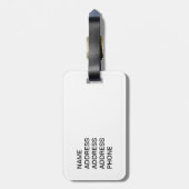 Beste Basketball Scorer Bagagelabel (Achterkant verticaal)
