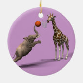 Beste Basketball Scorer Keramisch Ornament (Achterkant)