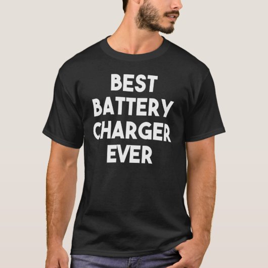 Beste batterijoplader ooit t-shirt (Voorkant)