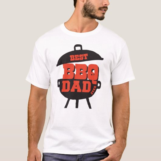 Beste BBQ vader outfit T-shirt (Voorkant)