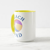 Beste "BEACH DAD" ooit! Vaderdag Mok (Voorkant links)