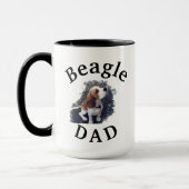 Beste 'Beagle DAD' ooit! Gift for Him Coffee Mok (Links)
