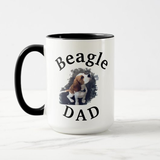 Beste 'Beagle DAD' ooit! Gift for Him Coffee Mok (Links)