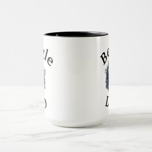 Beste 'Beagle DAD' ooit! Gift for Him Coffee Mok (Midden)