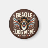 Beste Beagle Dog Moeder Ooit - Beagle Hondenliefhe Magneet (Voorkant)