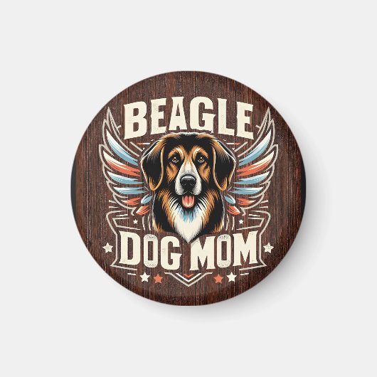 Beste Beagle Dog Moeder Ooit - Beagle Hondenliefhe Magneet (Voorkant)
