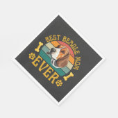 Beste Beagle-moeder ooit, grappige Beagle-hond Servet (Hoek)