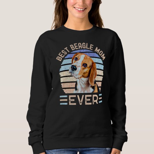 Beste Beagle Moeder ooit Hond Moederdag Trui (Voorkant)