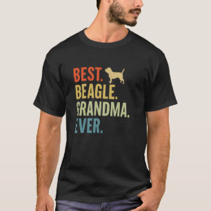 Beste Beagle Oma Ooit Funny Beagle Hondenliefhebbe T-shirt