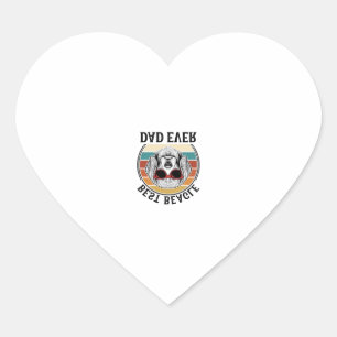 Beste Beagle Papa Ooit Vintage Beagle T-shirt Ontw Hart Sticker
