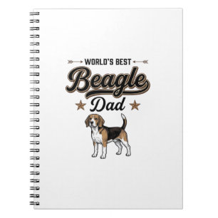 Beste Beagle Papa ter Wereld Vintage Hond Notitieboek