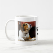 Beste Beagle Vader 2 Foto Sjabloon Koffiemok (Links)