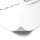 Beste Bed, ik hou van je Poster (Hoek)