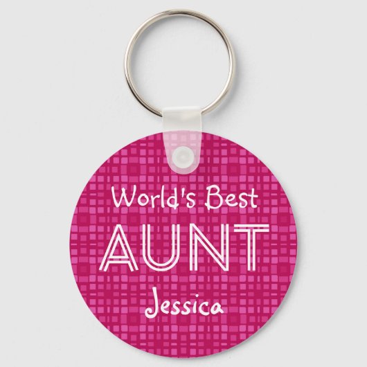 Beste BEDRAG Aangepast roze Gift Item 11 ter werel Sleutelhanger (Voorkant)