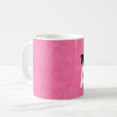 Beste BEDRAG-roze omlaag V23 ter wereld Mok (Voorkant links)