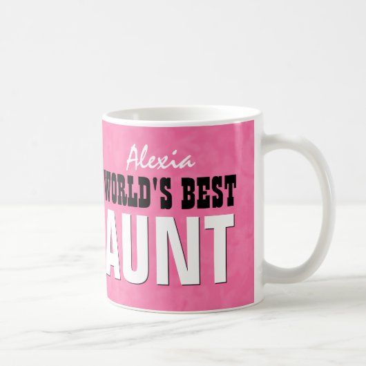 Beste BEDRAG-roze omlaag V23 ter wereld Mok (Rechts)