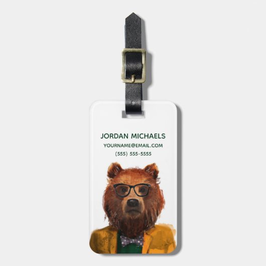 Beste Beer | Jouw namen toevoegen Bagagelabel (Voorkant verticaal)