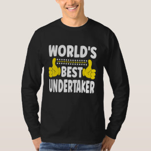 Beste Begrafenisondernemer Ter Wereld Beroep Onder T-shirt