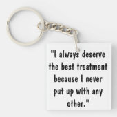 Beste behandeling sleutelhanger (voorkant)