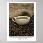 Beste Beker - Stuur Koffie Kunst Poster (Voorkant)
