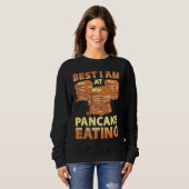 Beste ben ik in het eten van pannenkoeken Pannenko Trui (Voorkant volledig)